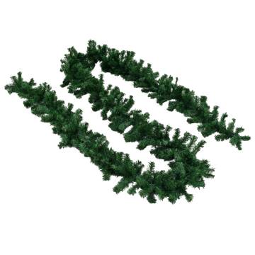 Christmas Garlands 4 pcs Green 270 cm PVC - Hipomarket