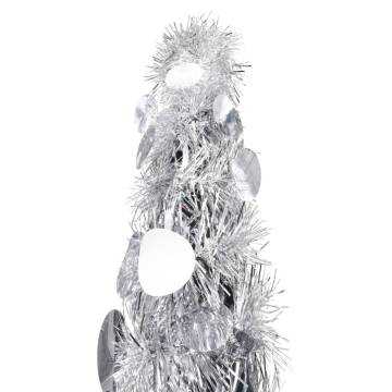 Pop-up Artificial Christmas Tree Silver 120 cm - HipoMarket