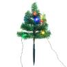 Christmas Pathway Trees 6 pcs with Multicolour LEDs - 45 cm