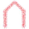 Christmas Garland with LED Lights - 10m Pink | Hipo Market