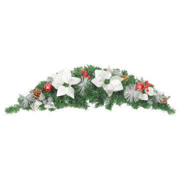 Christmas Arch with LED Lights - Green 90 cm PVC | Hipo Market