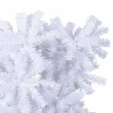 Upside-Down Artificial Christmas Tree - 120 cm White | HipoMarket