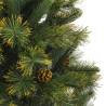 120 cm Artificial Hinged Christmas Tree with Cones | HipoMarket