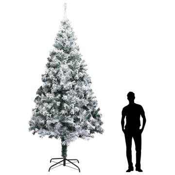 Extra-Large Flocked Snow Christmas Tree 400cm - Hipomarket