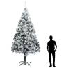 Extra-Large Flocked Snow Christmas Tree 400cm - Hipomarket