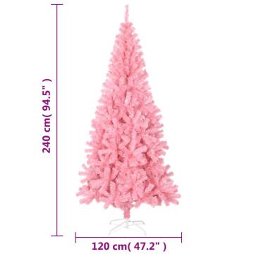 Artificial Pink Christmas Tree 240 cm - HipoMarket UK