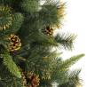 180 cm Artificial Hinged Christmas Tree with Cones | HipoMarket