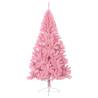 Pink Half Christmas Tree 210 cm | Artificial Xmas Decor