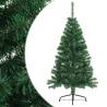  Artificial Half Christmas Tree with Stand Green 150 cm PVC Colour green Size 150 x 95 cm Quantity in Package 1 Number of Branch Tips 