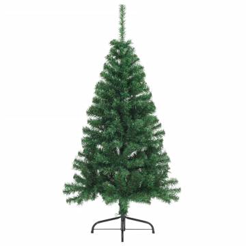 Artificial Half Christmas Tree 150 cm - Green PVC | HipoMarket