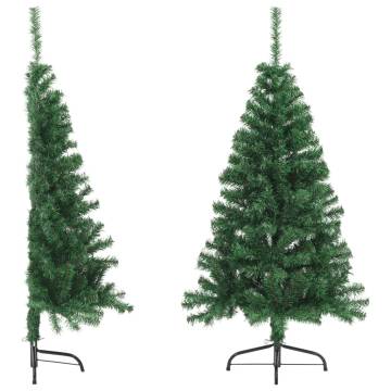 Artificial Half Christmas Tree 150 cm - Green PVC | HipoMarket