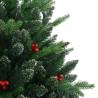 180 cm Artificial Hinged Christmas Tree with Red Berries