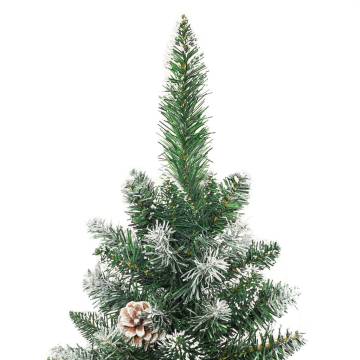 Artificial Slim Christmas Tree 210 cm - Perfect for Small Spaces