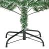 Artificial Christmas Tree with Flocked Snow - 210 cm Green