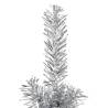 Slim Artificial Half Christmas Tree 180 cm - Silver | Hipo Market