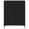 Stylish Highboard Black 69.5x34x180 cm Engineered Wood