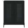 Stylish Highboard Black 69.5x34x180 cm | Hipo Market