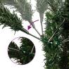 240 cm Artificial Hinged Christmas Tree with Cones & Berries