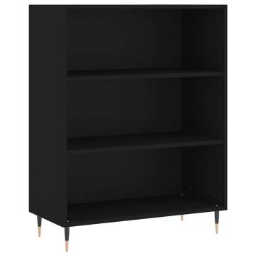 Stylish Highboard Black 69.5x32.5x180 cm - Hipomarket