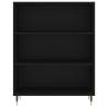 Stylish Highboard Black 69.5x32.5x180 cm - Hipomarket