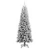 Flocked Snow Artificial Christmas Tree - 240 cm PVC&PE