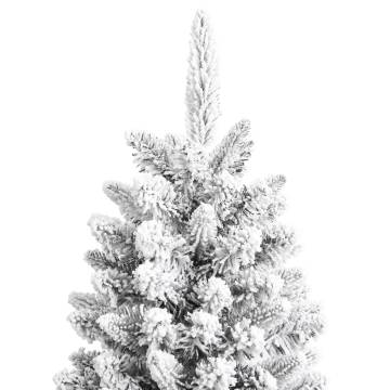 Flocked Snow Artificial Christmas Tree - 240 cm PVC&PE