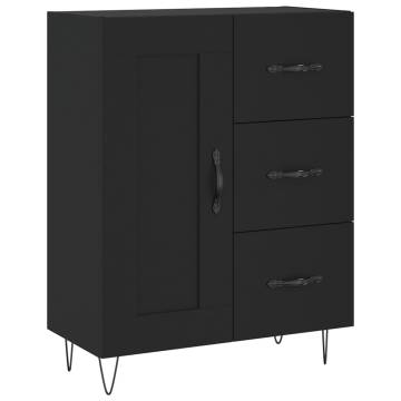 Stylish Highboard Black 69.5x34x180 cm - Elegant Furniture