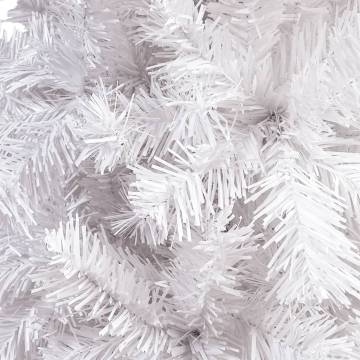 Slim Christmas Tree White 180 cm | Eco-Friendly Holiday Decor