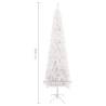 Slim Christmas Tree White 180 cm | Eco-Friendly Holiday Decor