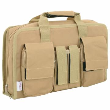 Pistol Bag Khaki - Durable Oxford Fabric | 40x24x10 cm