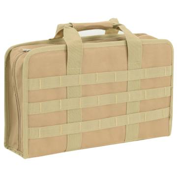 Pistol Bag Khaki - Durable Oxford Fabric | 40x24x10 cm