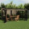 Gazebo with Mesh Walls Taupe 4x3 m Steel - Durable & Stylish