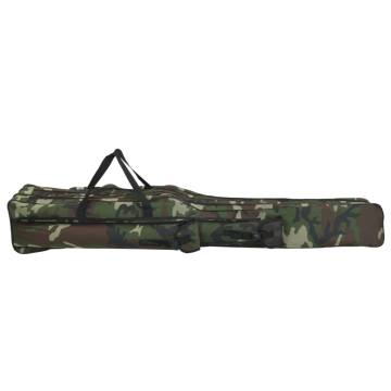 Fishing Rod Bag Green Camouflage - 160 cm Oxford Fabric