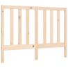 Small Double Bed Frame with Headboard - Solid Wood | HipoMarket