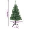 210 cm Artificial Christmas Tree with Steel Stand - 910 Branches