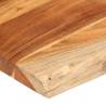 Solid Wood Acacia Live Edge Table Top - 100x60 cm