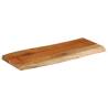 Solid Wood Acacia Live Edge Table Top - 80x40 cm | Hipo Market