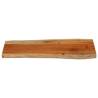 Solid Wood Acacia Live Edge Table Top - 80x40 cm | Hipo Market