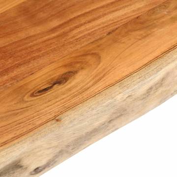 Solid Wood Acacia Live Edge Table Top - 120x60 cm | Hipo Market