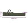 Fishing Rod Bag Dark Green 160 cm - Durable Oxford Fabric