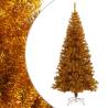  Artificial Christmas Tree with Stand Gold 180 cm PET Colour gold Size 180 x 90 cm Quantity in Package 1 Number of Branch Tips 