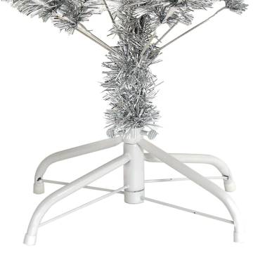 150 cm Silver Artificial Christmas Tree with Stand - HipoMarket