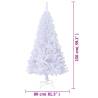 150cm White Artificial Christmas Tree - Thick Branches | Hipomarket