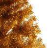 Artificial Half Christmas Tree with Stand - Gold 240 cm | Hipo Market