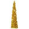  Pop-up Artificial Christmas Tree Gold 150 cm PET Colour gold Size 150 x 33 cm Quantity in Package 1 Number of Branch Tips 