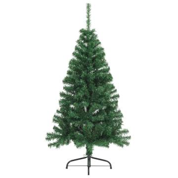 Artificial Half Christmas Tree 120 cm PVC - Hipomarket