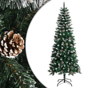 180 cm Artificial Christmas Tree with Stand - Green PVC