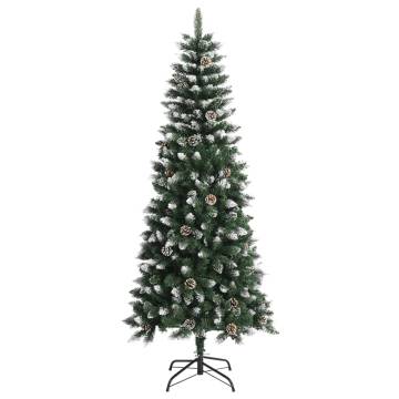 180 cm Artificial Christmas Tree with Stand - Green PVC