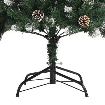 180 cm Artificial Christmas Tree with Stand - Green PVC