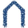 Blue LED Christmas Garland - 20m Holiday Decoration